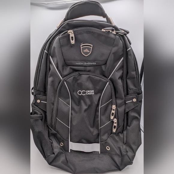 High Sierra Black and Gray Men's Backpack - Picture 1 of 2
